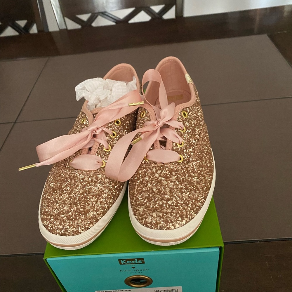 Keds x kate spade glitter sneakers